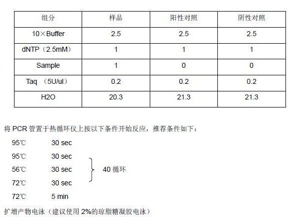 支原體檢測試劑盒